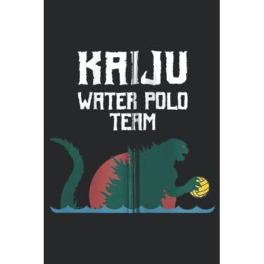 Imagem de Kaiju Japanese Monster Water Polo Team Funny Kaiju Zip Meme: Lined Journal Notebook To Do Schedule, Medium 6x9 Inches, 120 Pages, Printed Cover