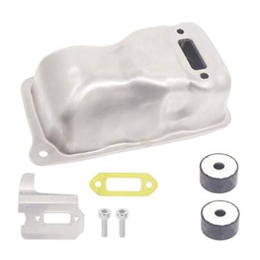 Imagem de Silenciador ANTO para Serra de corte Stihl TS410 TS420 substitui 4238-140-0610 com kit de placa de refrigeração de junta