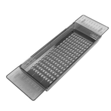 Imagem de Bandeja de Banho Expansível para Banheiras, Bandeja de Banheira, Chuveiro de Plástico e Prateleira de Banho, Bandeja de Banheira, Bandeja de Banheiro Expansível Organizador