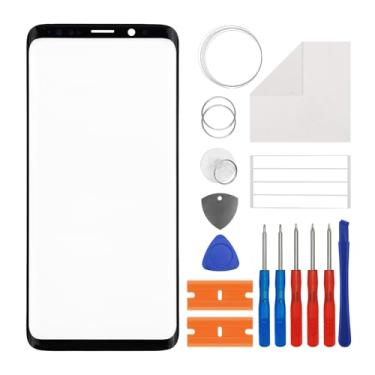 Imagem de Vvsialeek Nova substituição de digitalizador de tela sensível ao toque para Galaxy S9 SM-G960F, SM-G960, SM-G960 5,8 polegadas com kit de ferramentas de reparo especializadas (sem tela LCD) - com