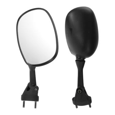 Imagem de INFINAUTO Espelhos retrovisores de motocicleta para Kawasaki NINJA ZX 6R 2005-2008 Alumínio Plástico Preto Ajustável