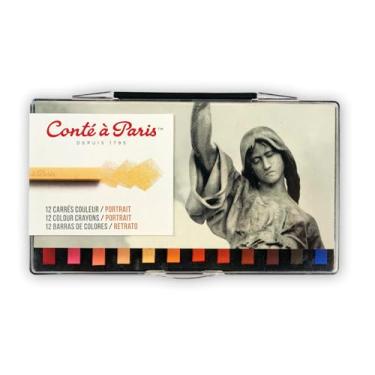 Imagem de Conte a Paris Pastel Seco Carre Retrato, 50129, 12 Cores