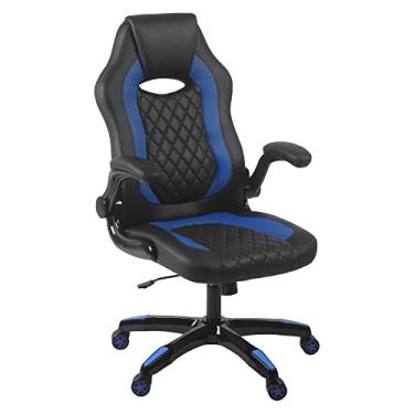 Imagem de Aon Cadeira de escritório ergonômica para jogos Archeus – Cadeira de mesa de computador com encosto alto com suporte lombar, braços dobráveis, trava inclinada, giratória de 360° e assento acolchoado