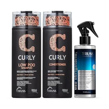 Imagem de Kit TRUSS Curly Low Poo Uso Obrigatório (3 Produtos)