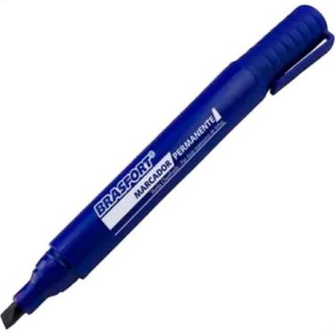Imagem de Caneta P/Marcacao Brasfort Gros.Azul 7857 - Kit C/12 PC