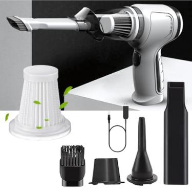 Imagem de Aspirador de Pó Portátil 2 em 1: Soprador Multifuncional Sem Fio para Limpeza Prática no Carro e em Casa