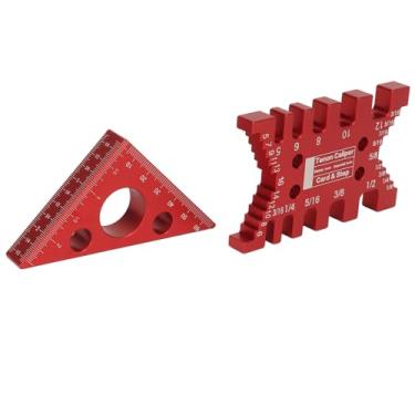 Imagem de Conjunto de Medição de Marcenaria, Ferramenta de Mesa de Calibre de Pinça para Régua de Carpinteiro