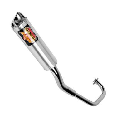 Imagem de Escapamento 788 Pro Tork Moto Honda Titan 150 Sport 2005 a 2008 Alto D