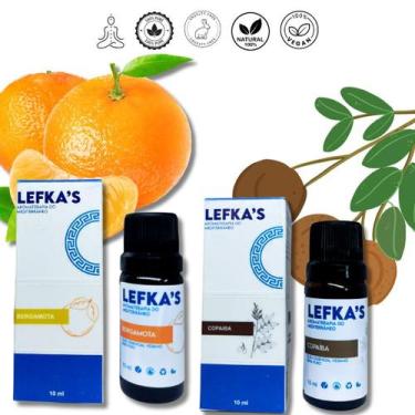 Imagem de óleo essencial para aromaterapia 100% puro e natural vegano - Lefka's