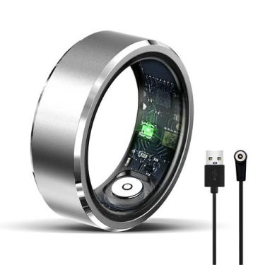 Imagem de Rastreador de fitness Smart Ring ZmingTek Gesture Control Silver