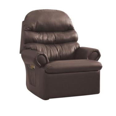 Imagem de Poltrona Retrátil Reclinável do Papai Realeza material sintético - Mar