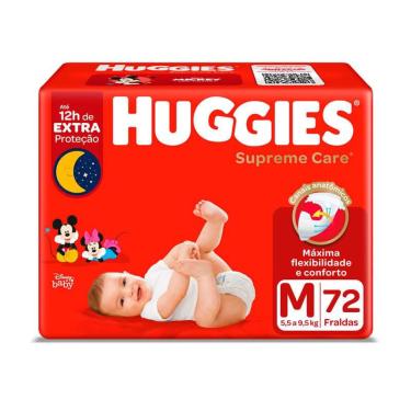 Imagem de Fraldas Huggies Supreme Care M 72 Unidades