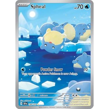 Imagem de Pokemon - Spheal 199/191 - Surging Sparks - Illustration Rare Foil Card