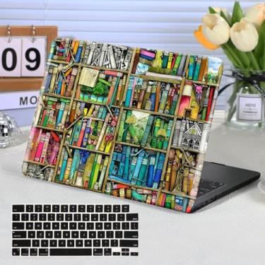 Imagem de Funut Capa para MacBook Pro 16 polegadas 2024 2023 2022 2021 modelo M3 A2991 M2 A2780 M1 A2485 Pro Max, capa rígida de plástico para laptop e capa de teclado para MacBook Pro 16 polegadas M3/M2/M1,