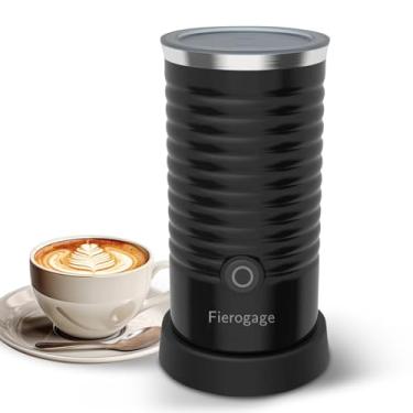 Imagem de Fierogage Espumador De Leite, Vaporizador E Aquecedor Automático De Leite, 4 Em 1, Multifuncional, Elétrico, Gerador De Espuma Quente E Fria E Aquecedor De Leite Para Latte, Cappuccino, Macchiato, P