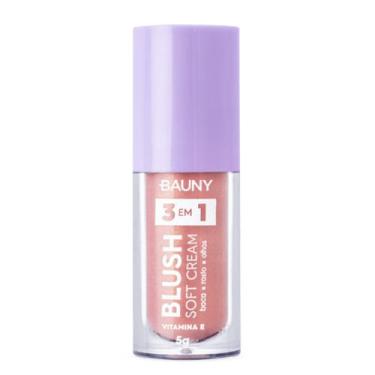 Imagem de Blush Líquido Soft Cream 3 em 1 5g  Bauny - Bauny Cosméticos