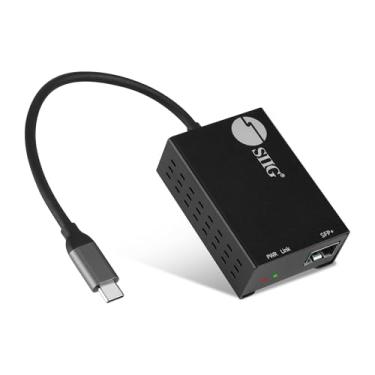Imagem de SIIG Adaptador Usb-C Para Fibra Sfp Gigabit Ethernet, 1 Gbps, Modo De Economia De Energia Ieee 802.3Az, Conectividade De Rede Segura, Dissipação De Calor, Windows E Mac - Compatível Com Taa (Ju-Ne0D