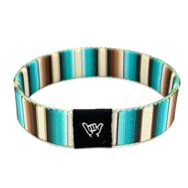 Imagem de Hang Loose Bands - Pulseira Southwestern para homens, mulheres e adolescentes - Estampa tribal confortável e Boho - Pulseira reversível estilo ocidental, Extra Small: 5.5" length (for petites & kids),