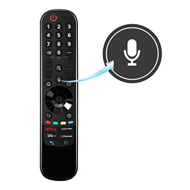 Imagem de Allimity AN-MR21GA MR21GA Controle remoto substituído por voz apto para LG Smart TV UHD séries UP80 UP75 75UP8070PUA 65NANO99UPA 43NANO75UPA 55NANO85APA 50UP8000PUA 55UP7700PUB 75UP7170ZZB UC 43UPUP