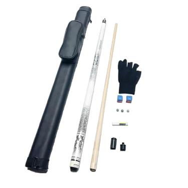 Imagem de CQBXRD 1/2 bastão de taco de bilhar de bordo canadense (147 cm/58 pol) com pontas de 10/11,5/13 mm - bastões de sinuca profissionais para adultos, bastões de taco de bilhar (B taco de piscina +