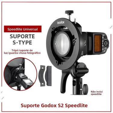 Imagem de Suporte De Flash Godox S2 Com Montagem Bowens Para V1 V860II AD200 AD4