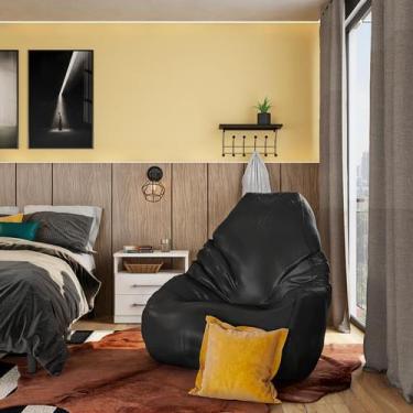 Imagem de Puff Mole Preto - Mobly