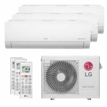 Imagem de Ar Condicionado Multi Tri Split LG 21000 BTUs (2X7000+1X9000) Quente e