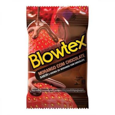 Imagem de Preservativo Blowtex Morango C/Chocolate 3Un
