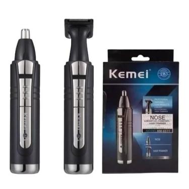 Imagem de Nose Aparador De Pelo Kemei Km-6511 Preto Nariz Orelha - WEBDD