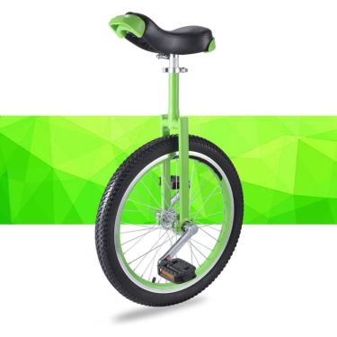 Imagem de Monociclo Adulto Das Crianças, Bicicleta De Balae Do Monociclo, Bicicleta Adulta, Carro De Esportes, Fechamento Da Liga De Alumínio, Selim Confortável, Pneus Engrossados, Green, 16inch
