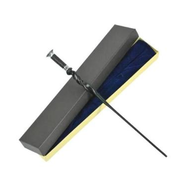 Imagem de varinha mágica com núcleo de metal cosplay para crianças com caixa - o