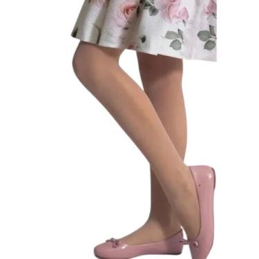 Imagem de Meia Calça Infantil Trifil Fio 20 Fina Versátil Poliamida, Natural, M
