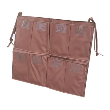 Imagem de Bothyi Saco de carrinho de limpeza, saco para suprimentos de limpeza, grande capacidade com bolsos, organizador, de lixo, sacos de zeladoria para, 8 Bolsos