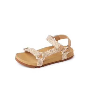 Imagem de REEF Sandália feminina Little Rem Hi, Ditsy Cheetah, 18