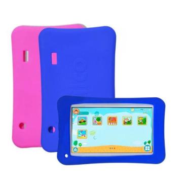 Imagem de capa de silicone para tablet 7 polegadas infantil M7 WIFI mirage 2022 
