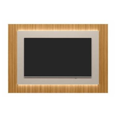 Imagem de Painel Home p/ TV até 70 Pol São Paulo 220x148cm Tauari/Gris Fosco - L