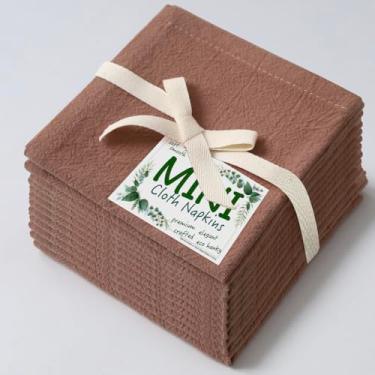 Imagem de Urby Guardanapos Reutilizáveis De Linho/Algodão Eco Hanky 25X25 Cm. Pequenos, Adequados Para Panos. Ideais Uso Infantil Como Almoços, Jantares E Ocasiões Casamentos, Aniversários Coquetéis. (Pacote