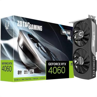 Imagem de Placa de Vídeo Zotac GeForce Twin Edge RTX 4060 8GB GDDR6
