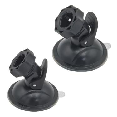 Imagem de ThtRht Pacote com 2 16 mm Dash Cam Ventosa Suporte para Câmera Para-brisa Suporte para Carro Dashcam GPS Driving DVR Action Filmadora Suporte de Telefone Gravador de Vídeo
