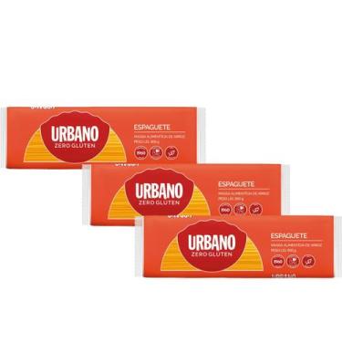 Imagem de Kit 3 Massa de Arroz Urbano Espaguete 500g
