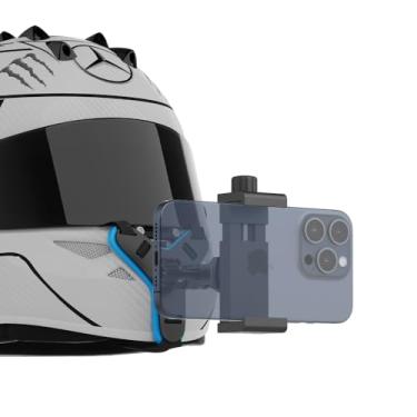 Imagem de SOH Mingying Suporte Para Capacete De Motocicleta Com Presilha Celular Compatível Iphone 15 Pro Max/14/13 Pro/Mini/Samsung, Google, Lg, Pixel, Huawei, Xiaomi, Todos Os Smartphones (Novo)