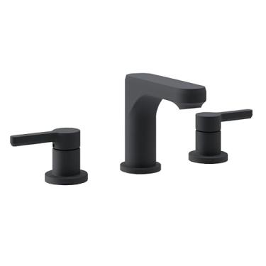 Imagem de Solarity Torneira de pia de banheiro com duas alças com dreno de pressão