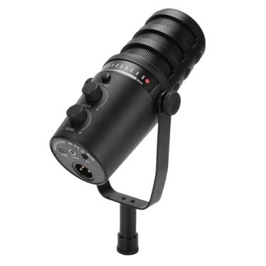 Imagem de Microfone USB profissional e kit de braço boom para gravação de estúdio e podcast