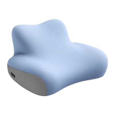 Imagem de Ioensy Travesseiro triangular para cama, encosto, respirável, simples, reclinável, multifuncional, para quarto, para mãe e mulheres, cama, travesseiro em, Azul