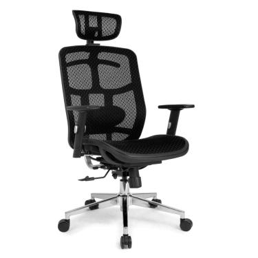 Imagem de Cadeira Gamer e Escritório DT3 Office Diana Cavaleira Series Ergonômica Com Estofado de Mesh, Reclinável, Preto, 11726-7