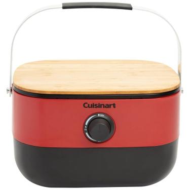 Imagem de Churrasqueira, Grill a Gás, Portátil, CUISINART CGG 750, Vermelho