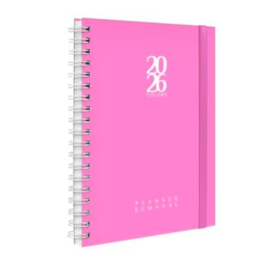 Imagem de Agenda 2026 Planner Semanal Plus Solid Colors Rosa Primavera