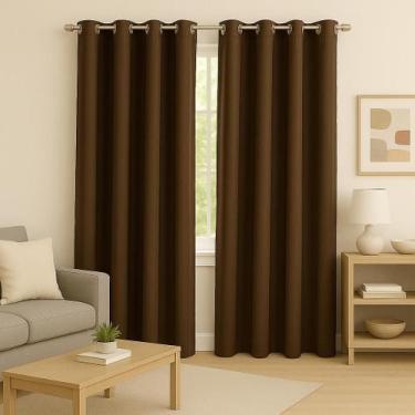 Imagem de Cortina 3,00 x 1,70m Tecido Oxford Grosso Para Quarto, Sala e Escritór