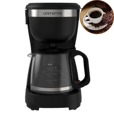 Imagem de Cafeteira Elétrica 600 ML 15 Xícaras Compacta Unitermi, 600 ML, 110V