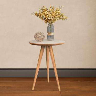 Imagem de Mesa de Apoio para Sala Retrô Classic com Pés Palito - Lojas Comprou C